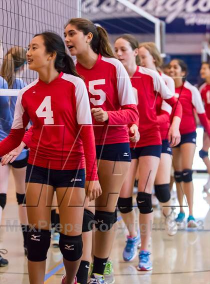 Thumbnail 2 in Yorktown vs Jefferson (Jr. Volleyball Brawl II) photogallery.