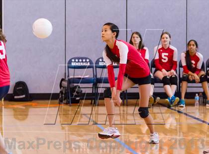 Thumbnail 3 in Yorktown vs Jefferson (Jr. Volleyball Brawl II) photogallery.