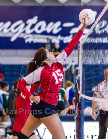Thumbnail 2 in Yorktown vs Jefferson (Jr. Volleyball Brawl II) photogallery.