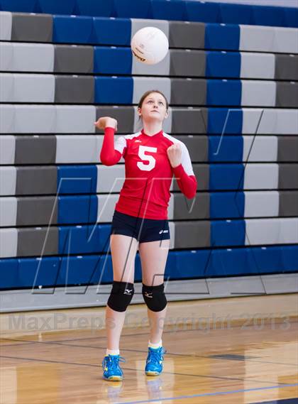 Thumbnail 1 in Yorktown vs Jefferson (Jr. Volleyball Brawl II) photogallery.