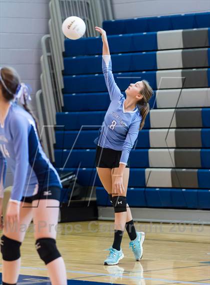 Thumbnail 2 in Yorktown vs Jefferson (Jr. Volleyball Brawl II) photogallery.