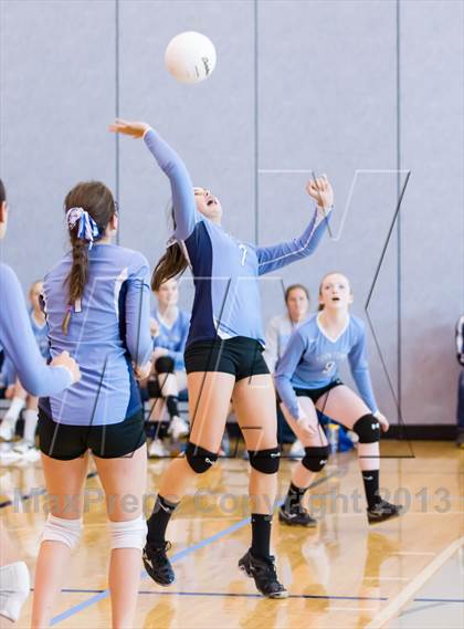 Thumbnail 2 in Yorktown vs Jefferson (Jr. Volleyball Brawl II) photogallery.