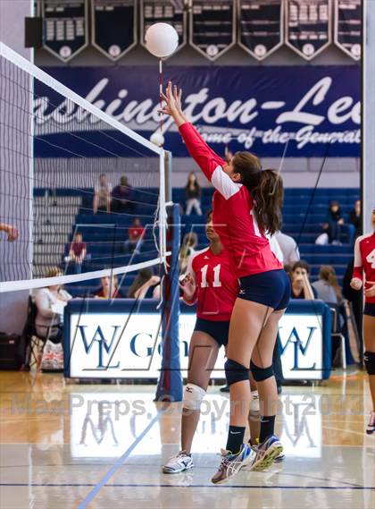 Thumbnail 3 in Yorktown vs Jefferson (Jr. Volleyball Brawl II) photogallery.