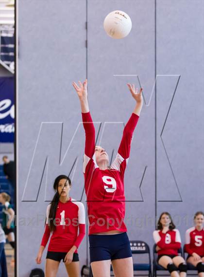 Thumbnail 3 in Yorktown vs Jefferson (Jr. Volleyball Brawl II) photogallery.