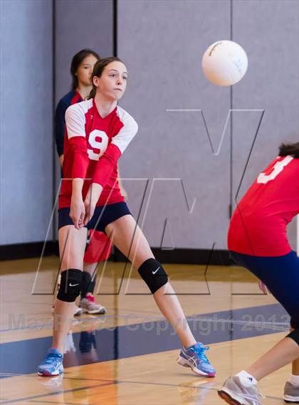Thumbnail 2 in Yorktown vs Jefferson (Jr. Volleyball Brawl II) photogallery.
