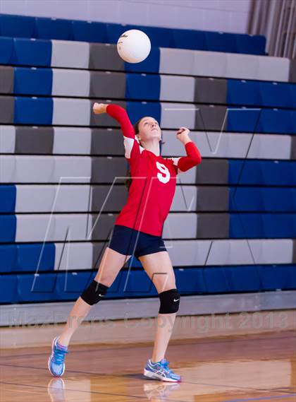Thumbnail 2 in Yorktown vs Jefferson (Jr. Volleyball Brawl II) photogallery.