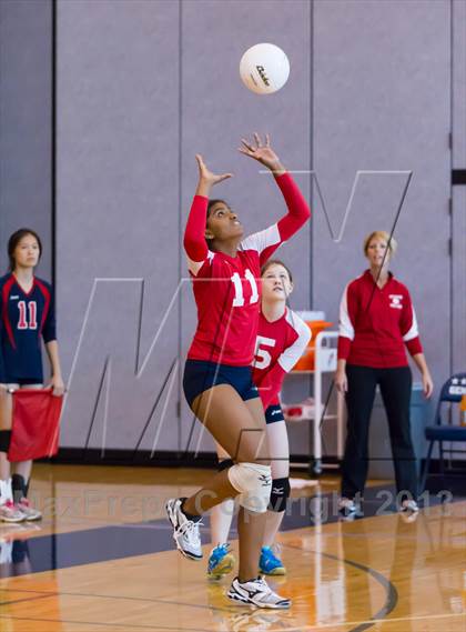 Thumbnail 2 in Yorktown vs Jefferson (Jr. Volleyball Brawl II) photogallery.