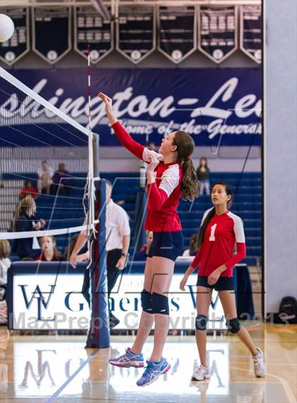 Thumbnail 2 in Yorktown vs Jefferson (Jr. Volleyball Brawl II) photogallery.