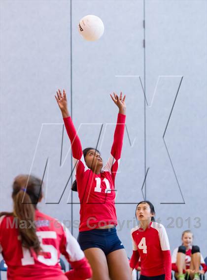 Thumbnail 3 in Yorktown vs Jefferson (Jr. Volleyball Brawl II) photogallery.