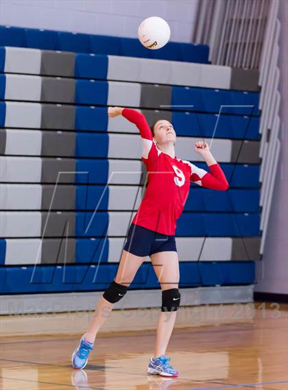 Thumbnail 3 in Yorktown vs Jefferson (Jr. Volleyball Brawl II) photogallery.