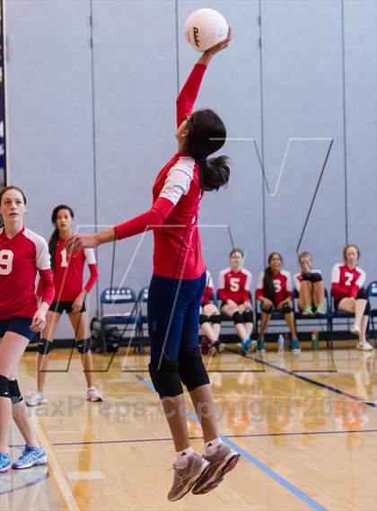 Thumbnail 1 in Yorktown vs Jefferson (Jr. Volleyball Brawl II) photogallery.
