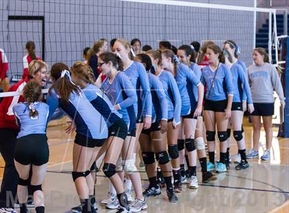 Thumbnail 1 in Yorktown vs Jefferson (Jr. Volleyball Brawl II) photogallery.