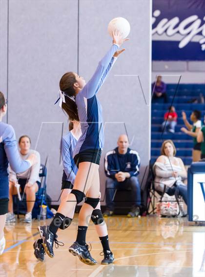 Thumbnail 3 in Yorktown vs Jefferson (Jr. Volleyball Brawl II) photogallery.