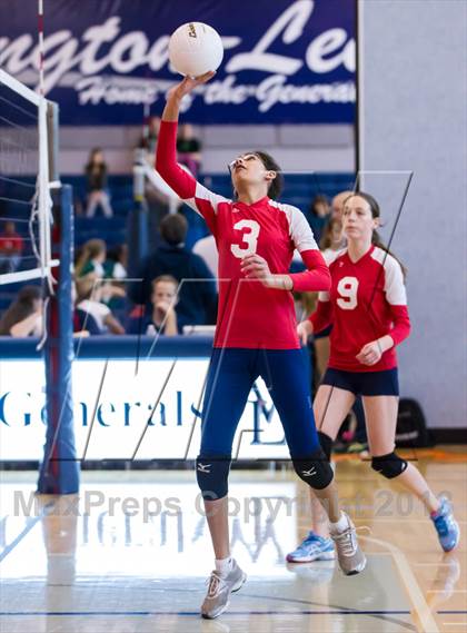 Thumbnail 1 in Yorktown vs Jefferson (Jr. Volleyball Brawl II) photogallery.