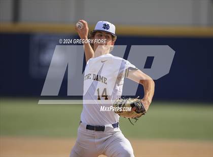 Thumbnail 1 in Harvard-Westlake @ Notre Dame (SO) photogallery.