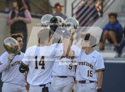 Thumbnail 2 in Harvard-Westlake @ Notre Dame (SO) photogallery.