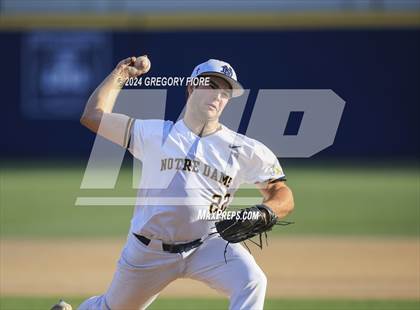 Thumbnail 1 in Harvard-Westlake @ Notre Dame (SO) photogallery.