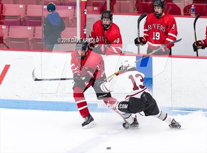 Thumbnail 1 in Rivers vs. Phillips Exeter Academy (Walter Brown Arena) photogallery.