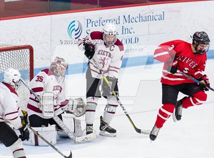 Thumbnail 1 in Rivers vs. Phillips Exeter Academy (Walter Brown Arena) photogallery.