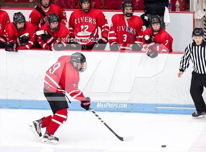 Thumbnail 3 in Rivers vs. Phillips Exeter Academy (Walter Brown Arena) photogallery.