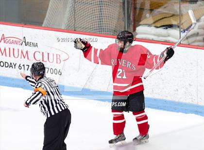 Thumbnail 3 in Rivers vs. Phillips Exeter Academy (Walter Brown Arena) photogallery.