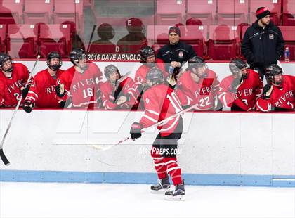 Thumbnail 3 in Rivers vs. Phillips Exeter Academy (Walter Brown Arena) photogallery.