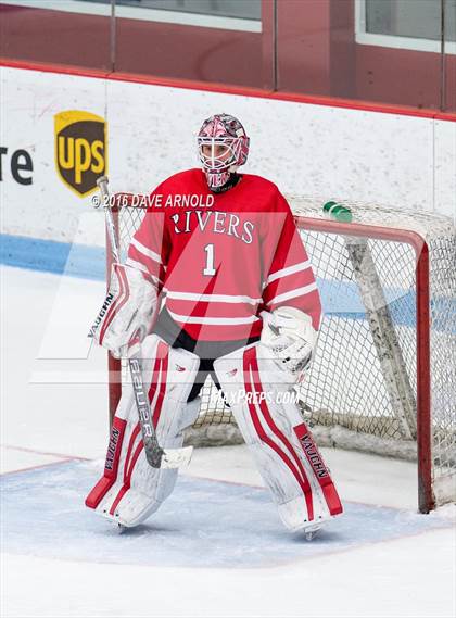 Thumbnail 1 in Rivers vs. Phillips Exeter Academy (Walter Brown Arena) photogallery.