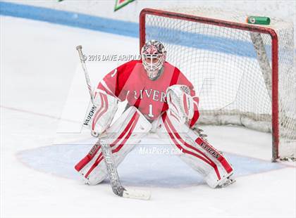 Thumbnail 2 in Rivers vs. Phillips Exeter Academy (Walter Brown Arena) photogallery.