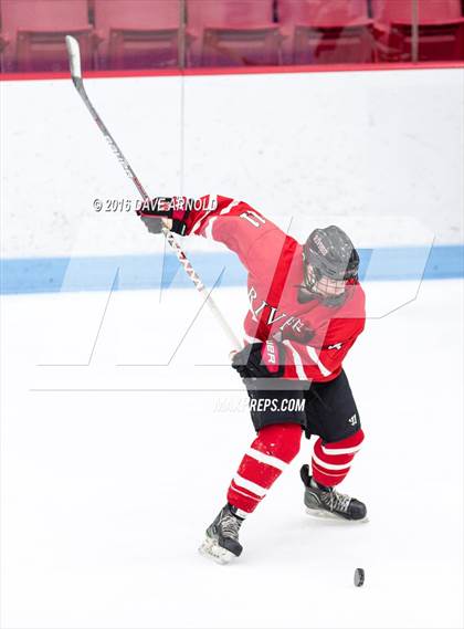 Thumbnail 1 in Rivers vs. Phillips Exeter Academy (Walter Brown Arena) photogallery.