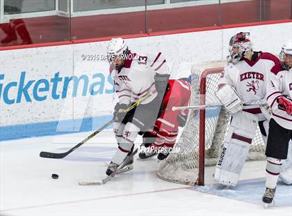 Thumbnail 3 in Rivers vs. Phillips Exeter Academy (Walter Brown Arena) photogallery.