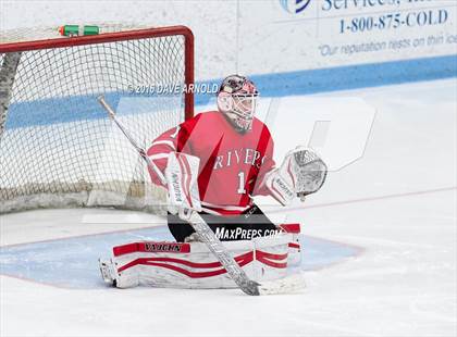 Thumbnail 3 in Rivers vs. Phillips Exeter Academy (Walter Brown Arena) photogallery.