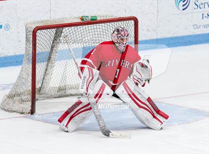 Thumbnail 2 in Rivers vs. Phillips Exeter Academy (Walter Brown Arena) photogallery.
