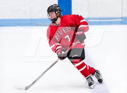 Thumbnail 2 in Rivers vs. Phillips Exeter Academy (Walter Brown Arena) photogallery.