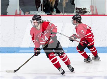 Thumbnail 2 in Rivers vs. Phillips Exeter Academy (Walter Brown Arena) photogallery.