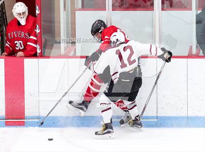 Thumbnail 3 in Rivers vs. Phillips Exeter Academy (Walter Brown Arena) photogallery.