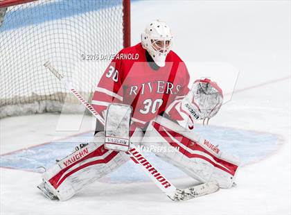 Thumbnail 2 in Rivers vs. Phillips Exeter Academy (Walter Brown Arena) photogallery.