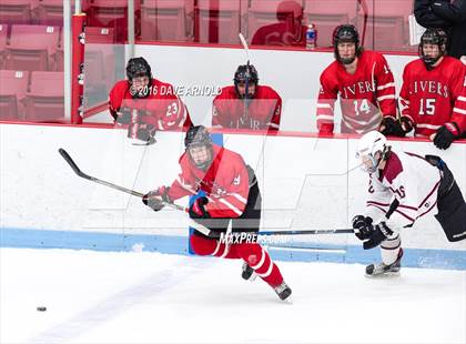 Thumbnail 3 in Rivers vs. Phillips Exeter Academy (Walter Brown Arena) photogallery.