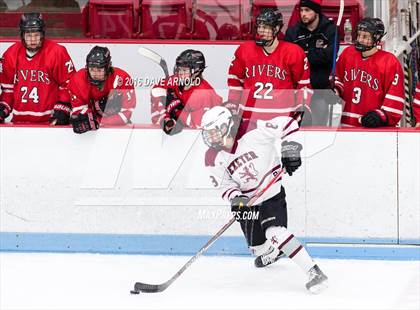 Thumbnail 1 in Rivers vs. Phillips Exeter Academy (Walter Brown Arena) photogallery.