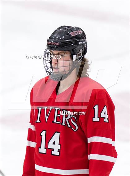 Thumbnail 2 in Rivers vs. Phillips Exeter Academy (Walter Brown Arena) photogallery.