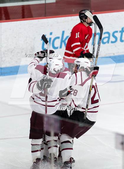 Thumbnail 1 in Rivers vs. Phillips Exeter Academy (Walter Brown Arena) photogallery.