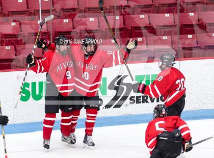 Thumbnail 2 in Rivers vs. Phillips Exeter Academy (Walter Brown Arena) photogallery.