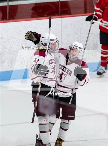 Thumbnail 3 in Rivers vs. Phillips Exeter Academy (Walter Brown Arena) photogallery.