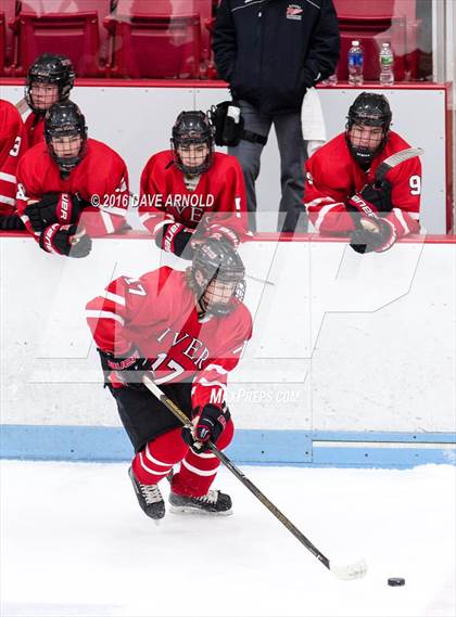 Thumbnail 3 in Rivers vs. Phillips Exeter Academy (Walter Brown Arena) photogallery.