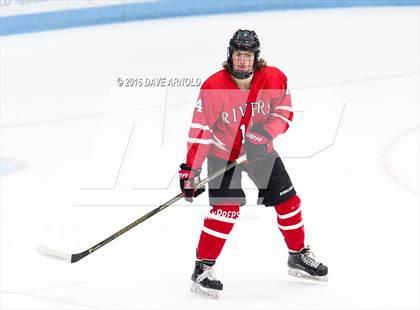 Thumbnail 2 in Rivers vs. Phillips Exeter Academy (Walter Brown Arena) photogallery.