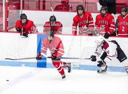 Thumbnail 2 in Rivers vs. Phillips Exeter Academy (Walter Brown Arena) photogallery.