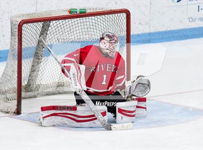 Thumbnail 3 in Rivers vs. Phillips Exeter Academy (Walter Brown Arena) photogallery.
