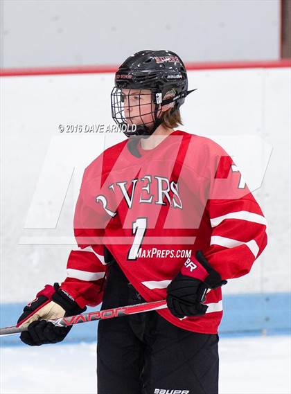 Thumbnail 1 in Rivers vs. Phillips Exeter Academy (Walter Brown Arena) photogallery.