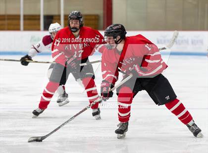 Thumbnail 2 in Rivers vs. Phillips Exeter Academy (Walter Brown Arena) photogallery.