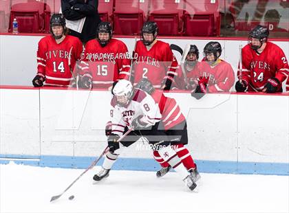 Thumbnail 2 in Rivers vs. Phillips Exeter Academy (Walter Brown Arena) photogallery.