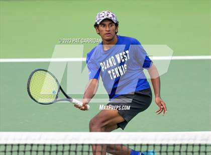 Thumbnail 1 in Plano West vs Houston Memorial (UIL 6A Team Tennis Semifinal) photogallery.
